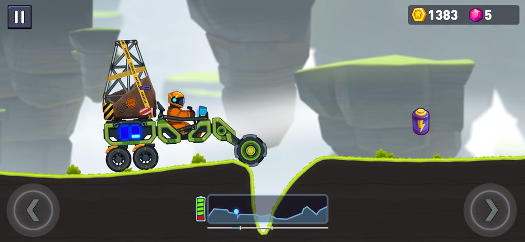 Screenshot 4: Rovercraft 2: Race a space car 4+