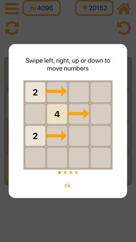 Screenshot 3: 2048 - free number puzzle game