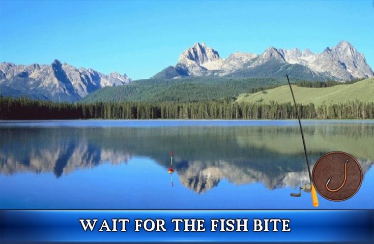Screenshot 2: Fish Rain: Sport Fishing Games. Fishing Simulator.