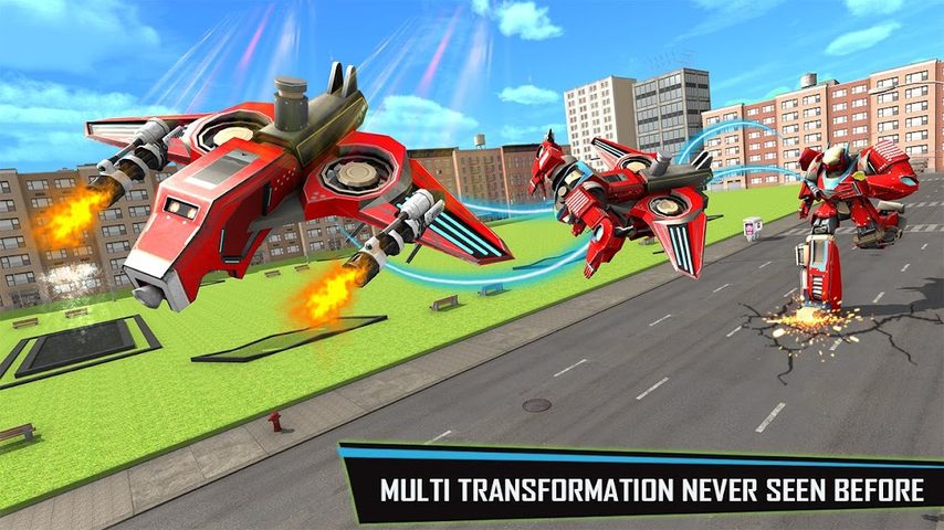 Screenshot 3: Drone Robot Car Game - Robot Transforming Games