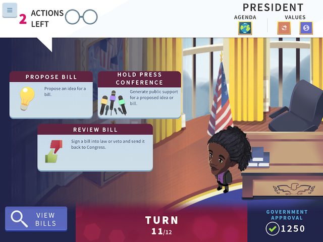 Screenshot 2: Branches of Power