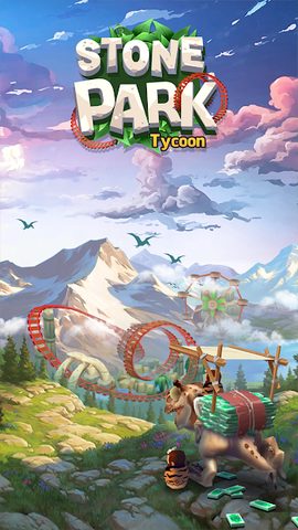 Screenshot 1: Stone Park: Prehistoric Tycoon - Idle Game