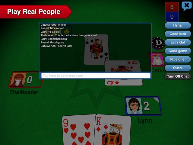 Screenshot 10: Euchre 3D