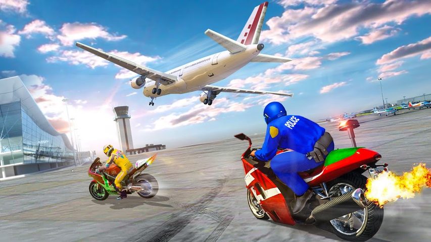 Screenshot 21: Police bike Stunt Bike Racing