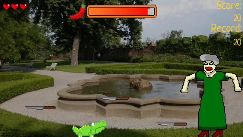 Screenshot 3: Froggy vs. Mother-in-law