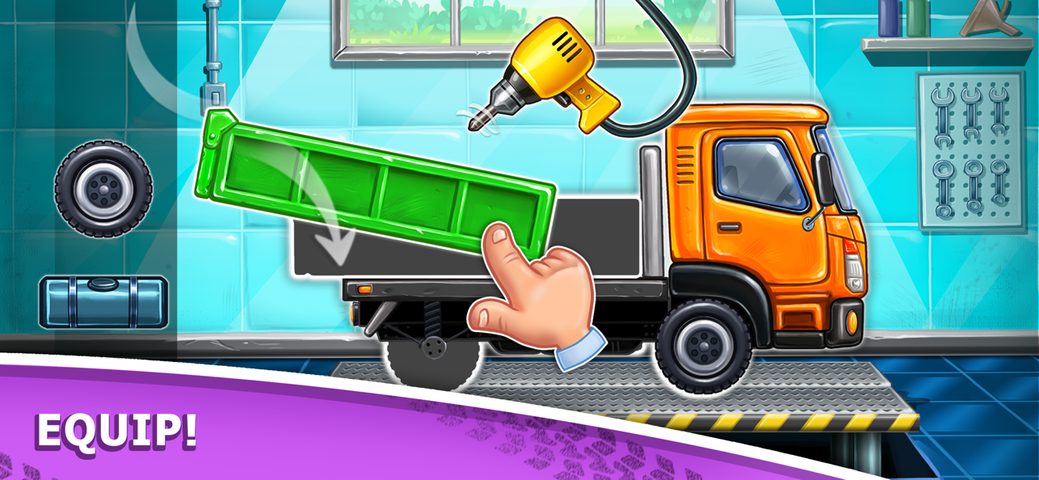 Screenshot 1: Tractor Game for Build a House 4+