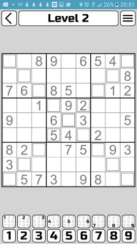 Screenshot 1: Sudoku X