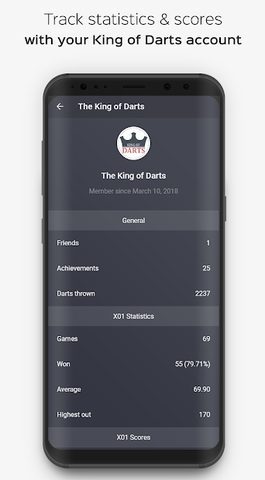 Screenshot 8: King of Darts scoreboard app