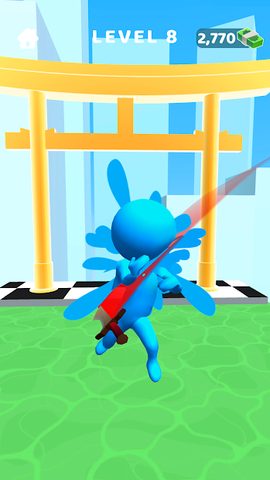 Screenshot 1: Sword Play! Ninja Slice Runner