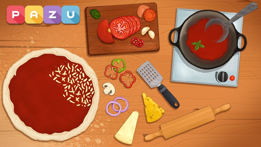 Screenshot 2: Pizza maker - cooking and baking games for kids