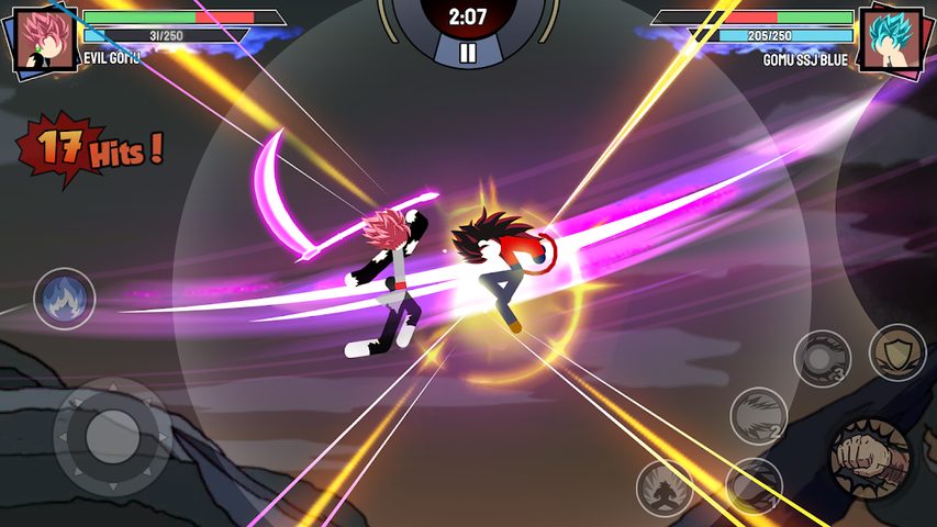 Screenshot 2: Stickman Warriors - Super Drag