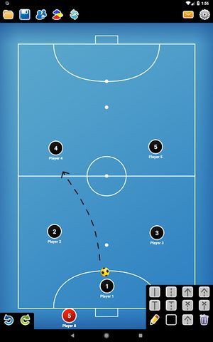 Screenshot 5: Coach Tactic Board: Futsal