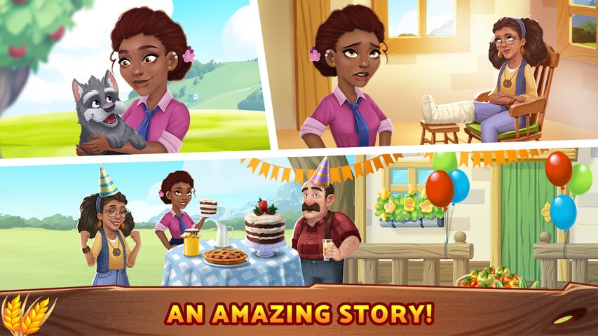 Screenshot 1: Harveston - Island in the Sky: