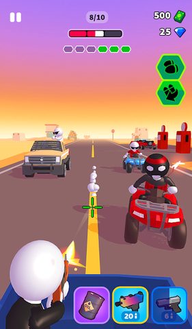 Screenshot 7: Rage Road - Car Shooting Game