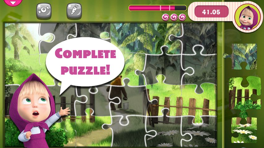 Screenshot 9: Masha and the Bear: Puzzles for Kids