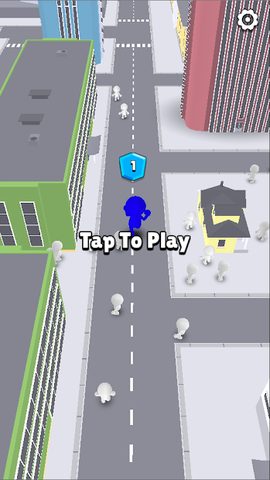 Screenshot 1: Crowd War: io survival games