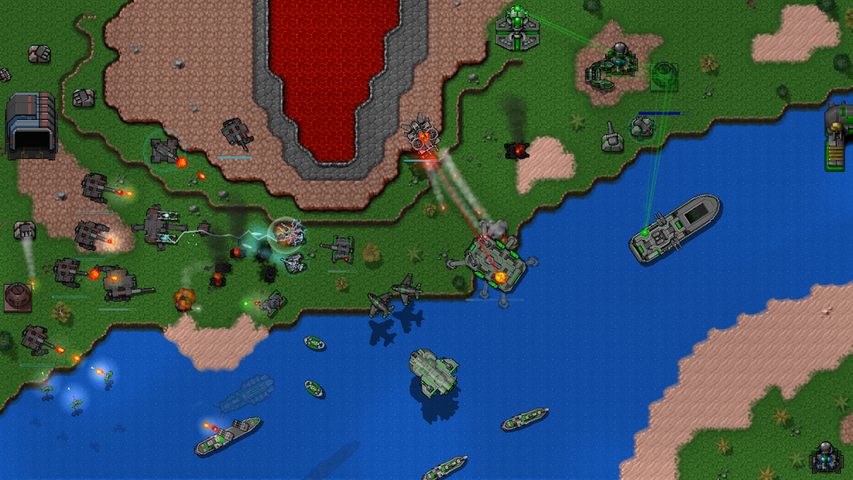 Screenshot 8: Rusted Warfare - Demo