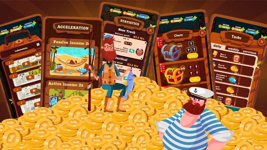 Screenshot 6: Fisher Tycoon Simulator - Fishing, idle clicker