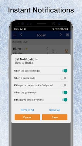 Screenshot 20: Scores App: NHL Hockey Plays, Stats & Schedules