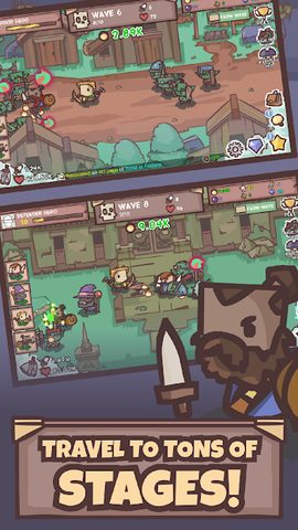 Screenshot 1: Idle Hero Defense - Fantasy Defense