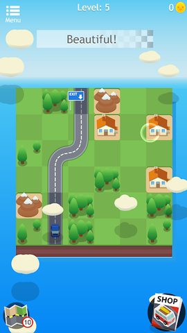 Screenshot 1: Road Trip FRVR - Connect the Way of the Car Puzzle