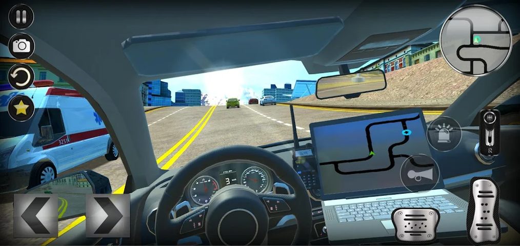 Screenshot 15: Police Car Drift شرطة الهجوله