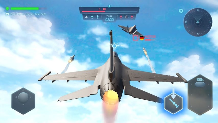 Screenshot 4: Sky Warriors: Airplane Games
