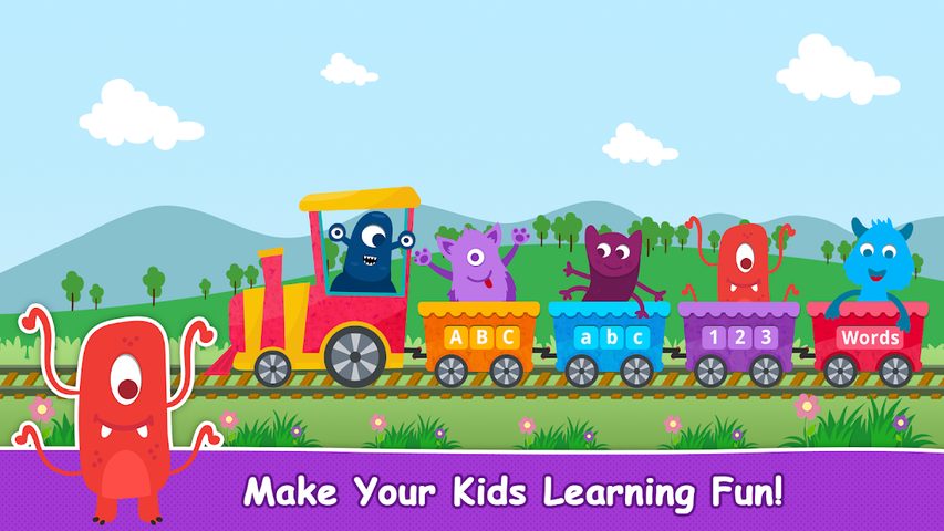 Screenshot 1: Kids Tracing & Phonics Games
