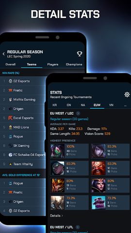 Screenshot 5: ParaScore - LoL Schedule, Scores, Standings, Stats
