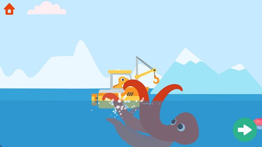 Screenshot 6: Dinosaur Patrol Boat: for kids