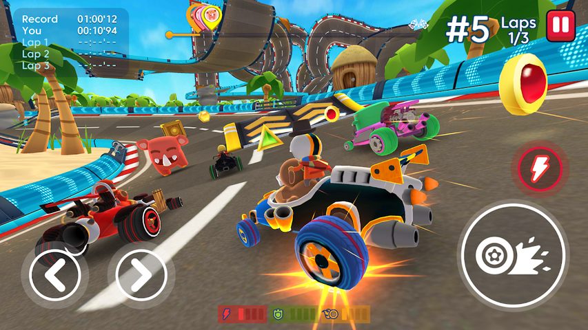 Screenshot 1: Starlit On Wheels: Super Kart