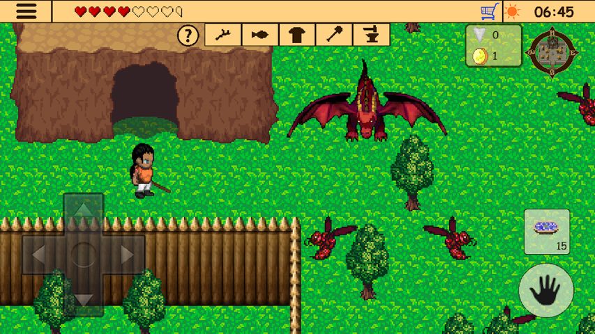 Screenshot 1: Survival RPG 3: Craft Retro 2D