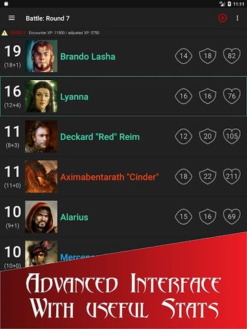 Screenshot 11: Initiative Tracker for D&D