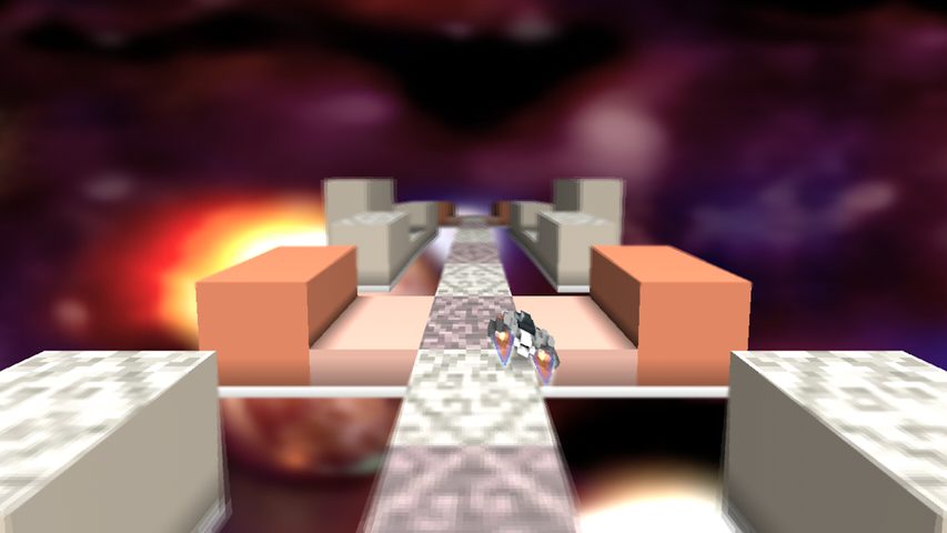 Screenshot 4: Voxel Road