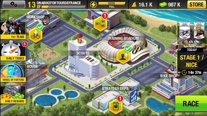 Screenshot 2: Tour de France 2021 Official Game - Sports Manager
