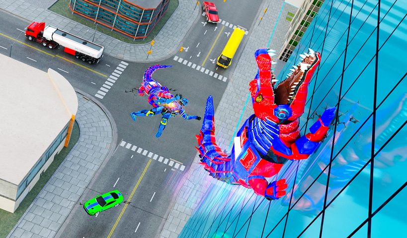 Screenshot 5: Crocodile Robot Car Transforming Mega Robot Games