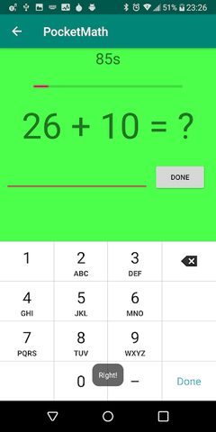 Screenshot 4: Pocket Math – Mental arithmetic trainer