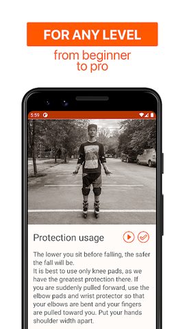 Screenshot 4: Roller School – Inline Skating Video Tutorials
