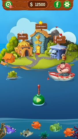 Screenshot 1: Idle Fishing Game. Catch fish.