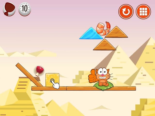 Screenshot 14: Hungry cat: physics puzzle game