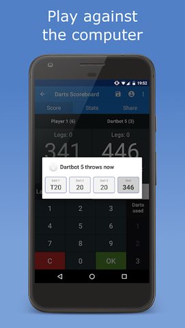 Screenshot 3: Darts Scoreboard