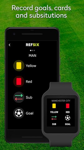 Screenshot 3: REFSIX - Soccer Referee Watch App