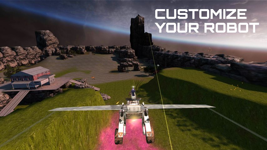 Screenshot 1: Assault Bots: Multiplayer TPS
