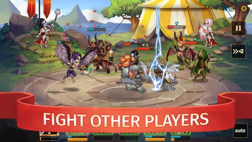 Screenshot 1: Lords of the Arena: Heroes of PvP