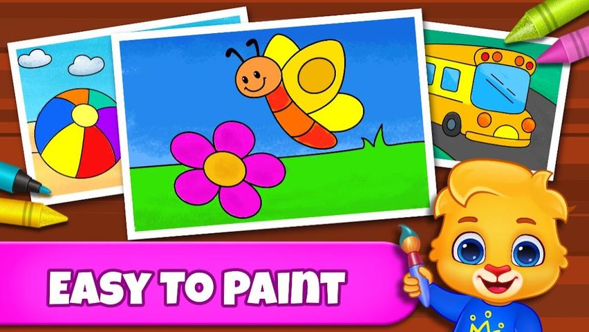 Screenshot 1: Coloring Games: Color & Paint