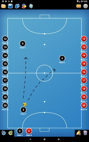 Screenshot 12: Coach Tactic Board: Futsal