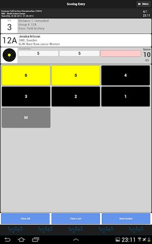 Screenshot 20: Ianseo Scorekeeper