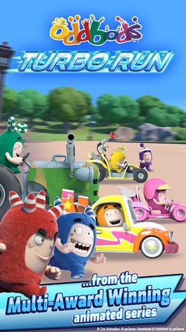 Screenshot 1: Oddbods Turbo Run