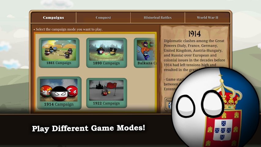 Screenshot 8: Countryball: Europe 1890