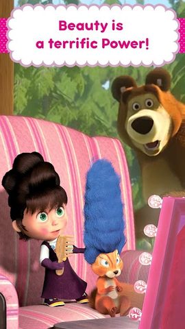 Screenshot 5: Masha and the Bear: Salon Game